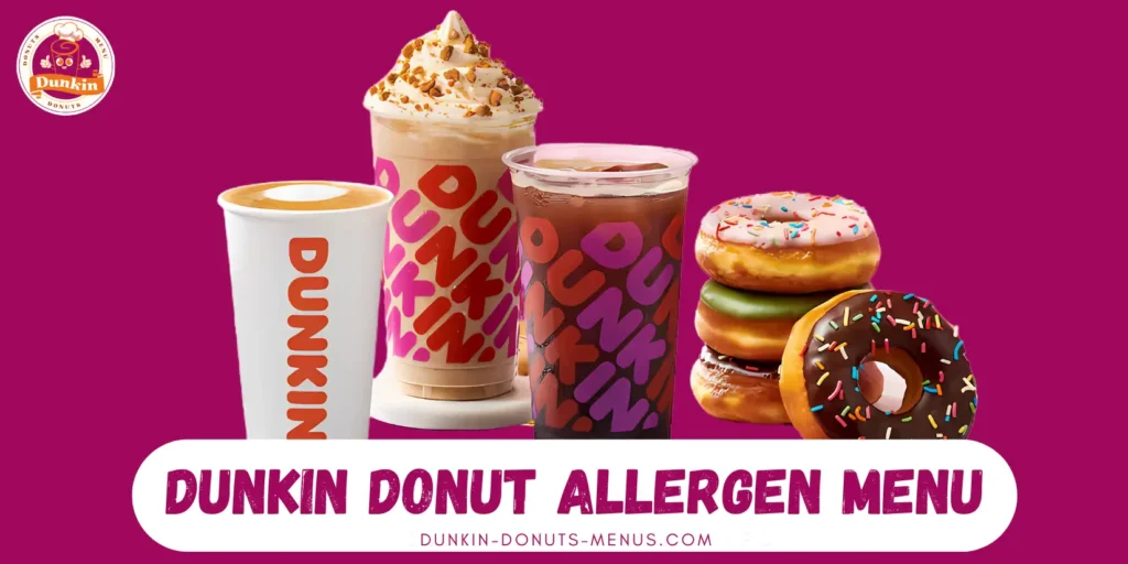 Dunkin Donut Allergen Menu