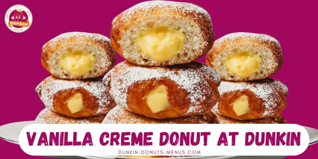 Vanilla Creme Donut at Dunkin